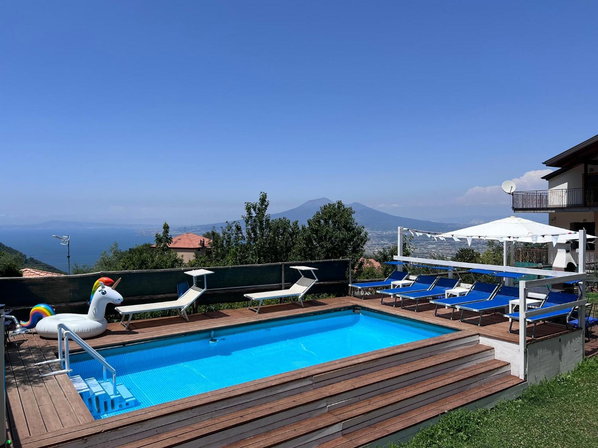Villa Somma Apartments Pimonte Bagian luar foto